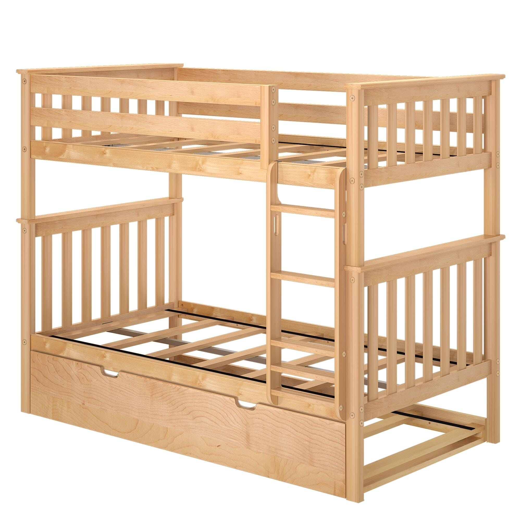 Classic Twin over Twin Bunk Bed + Trundle - Image 12