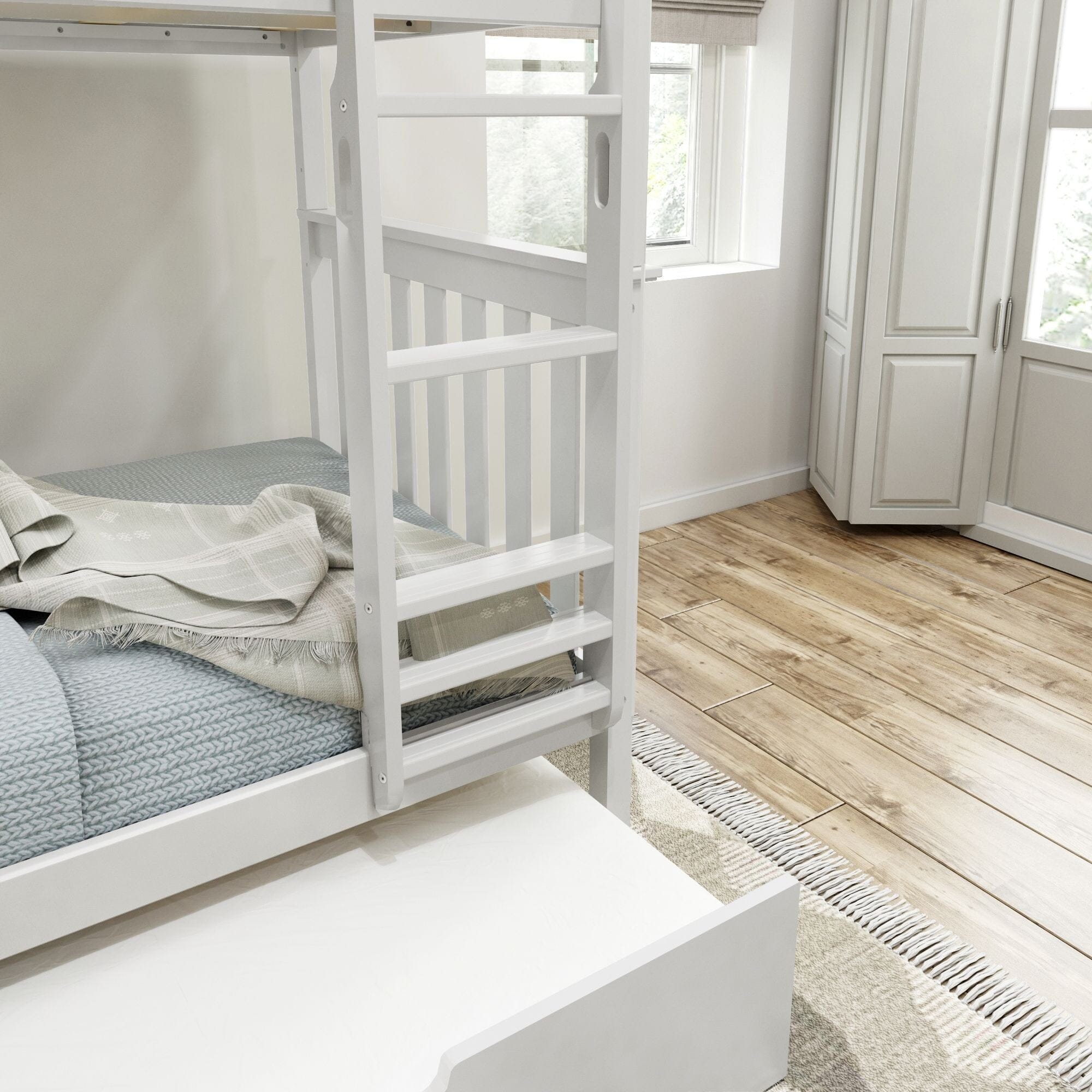 Classic Twin over Twin Bunk Bed + Trundle - Image 16
