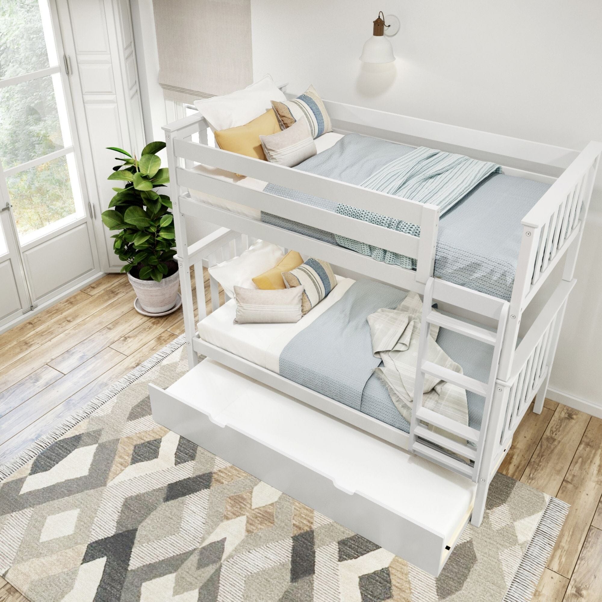 Classic Twin over Twin Bunk Bed + Trundle - Image 26