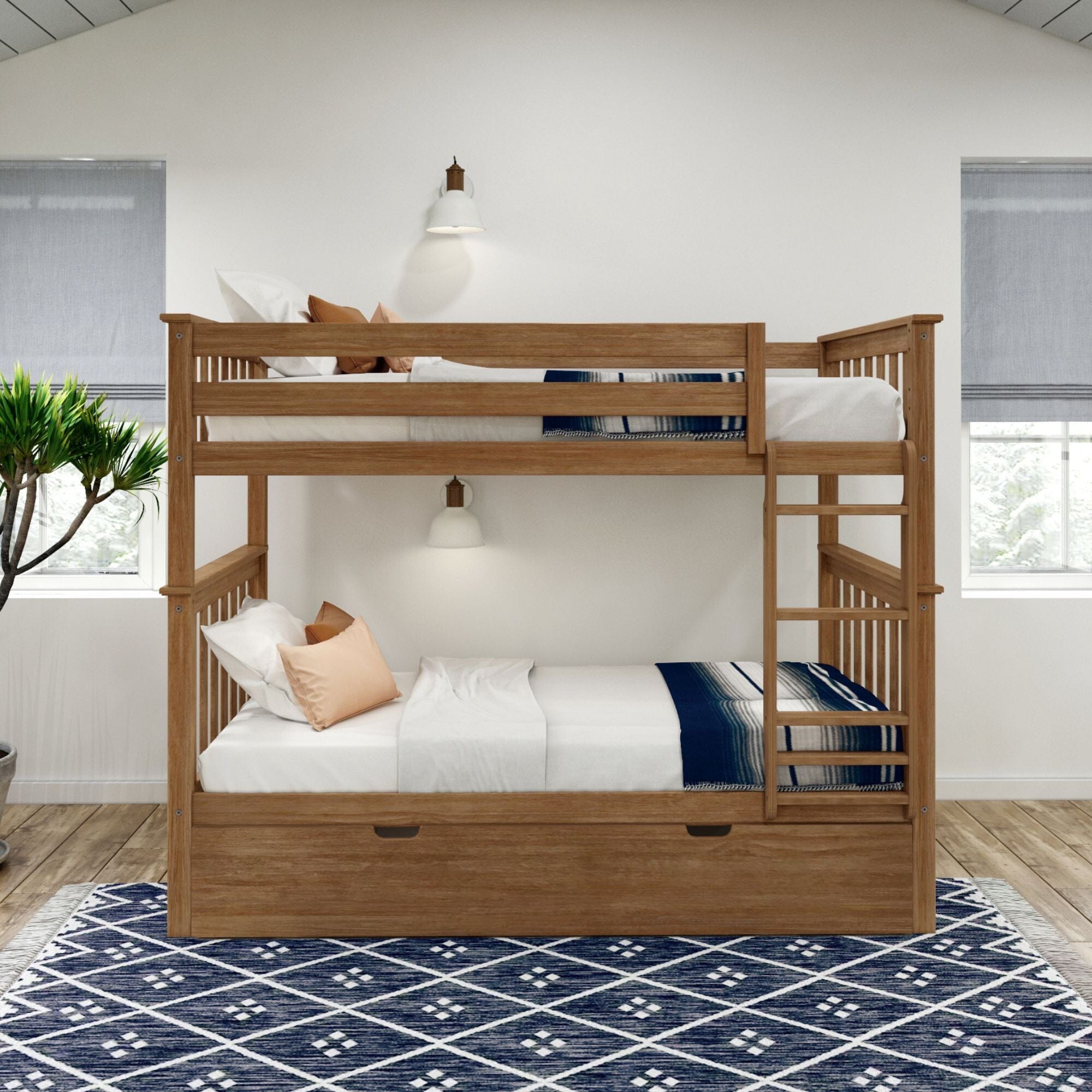 Classic Twin over Twin Bunk Bed + Trundle - Image 9