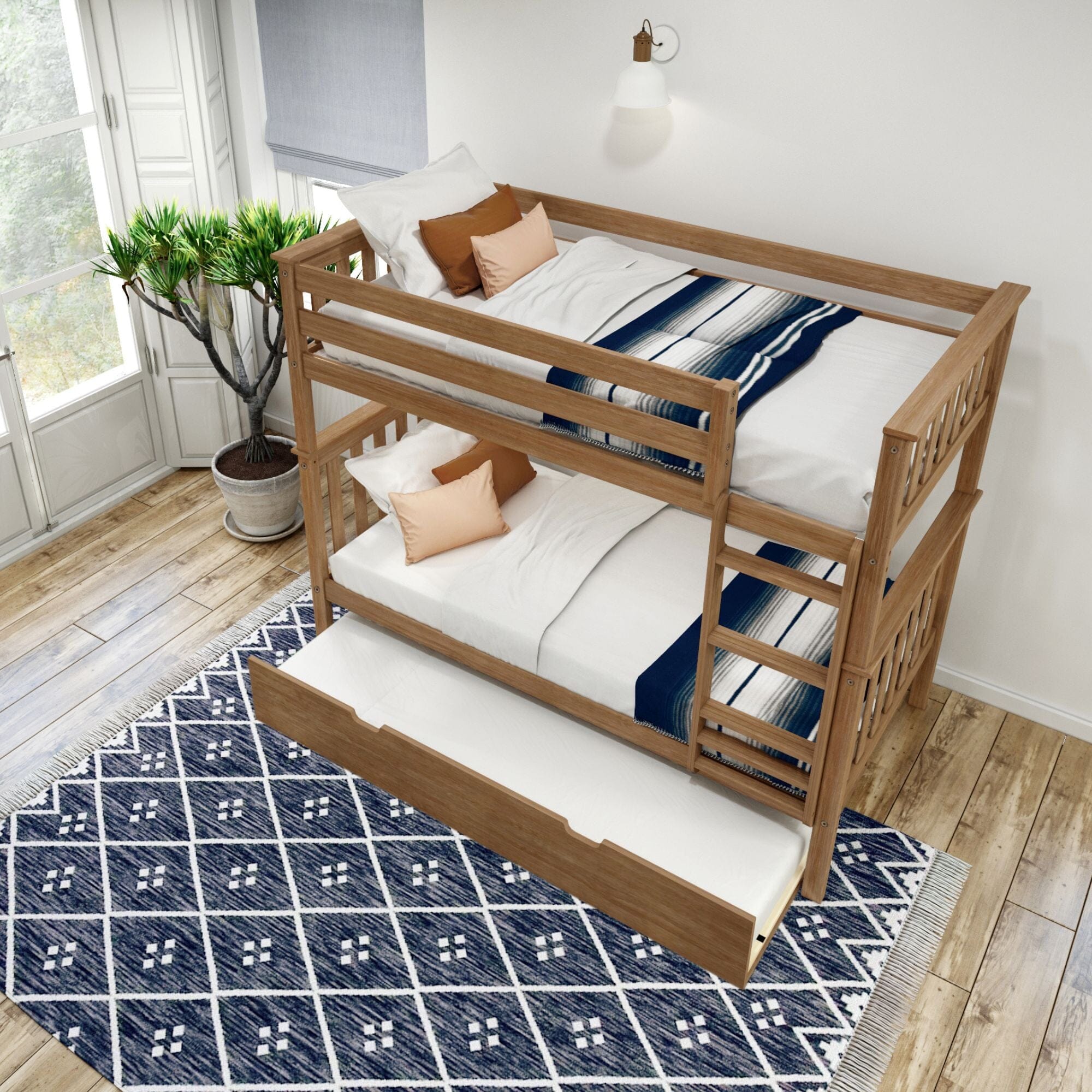 Classic Twin over Twin Bunk Bed + Trundle - Image 29