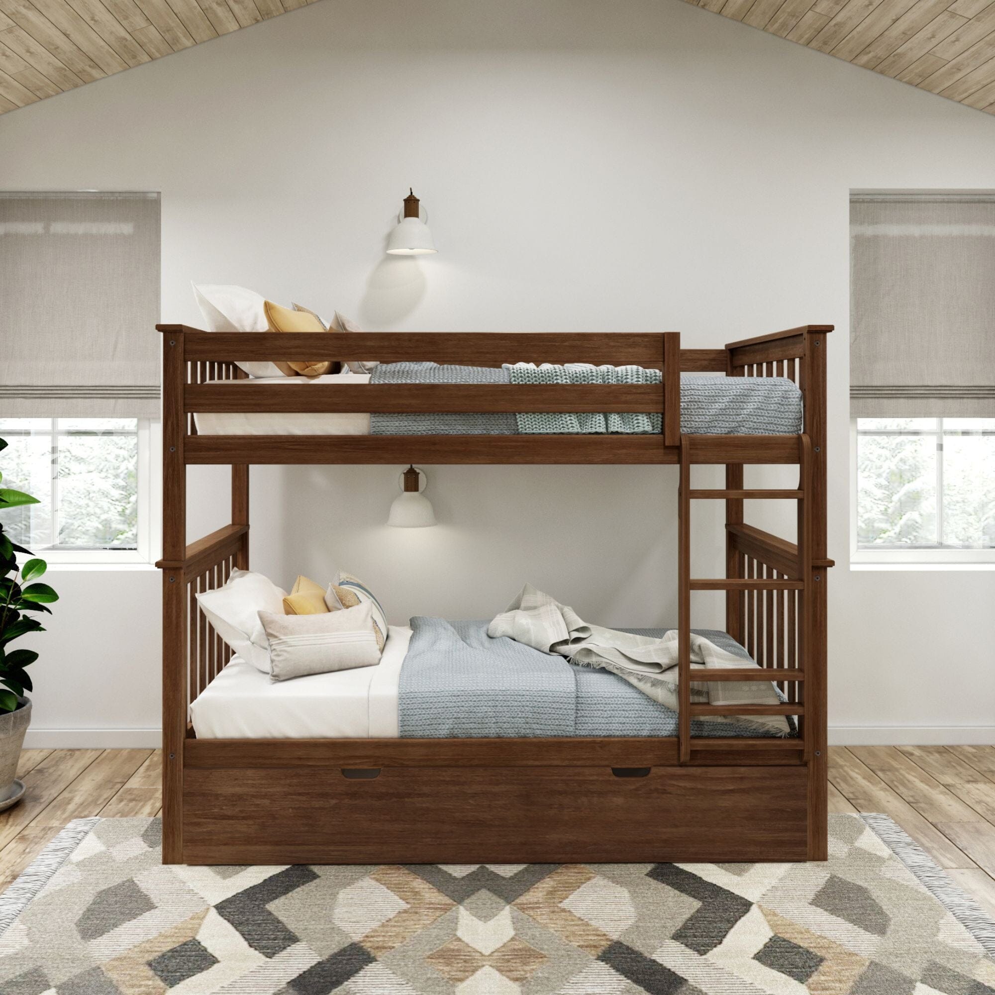 Classic Twin over Twin Bunk Bed + Trundle - Image 10
