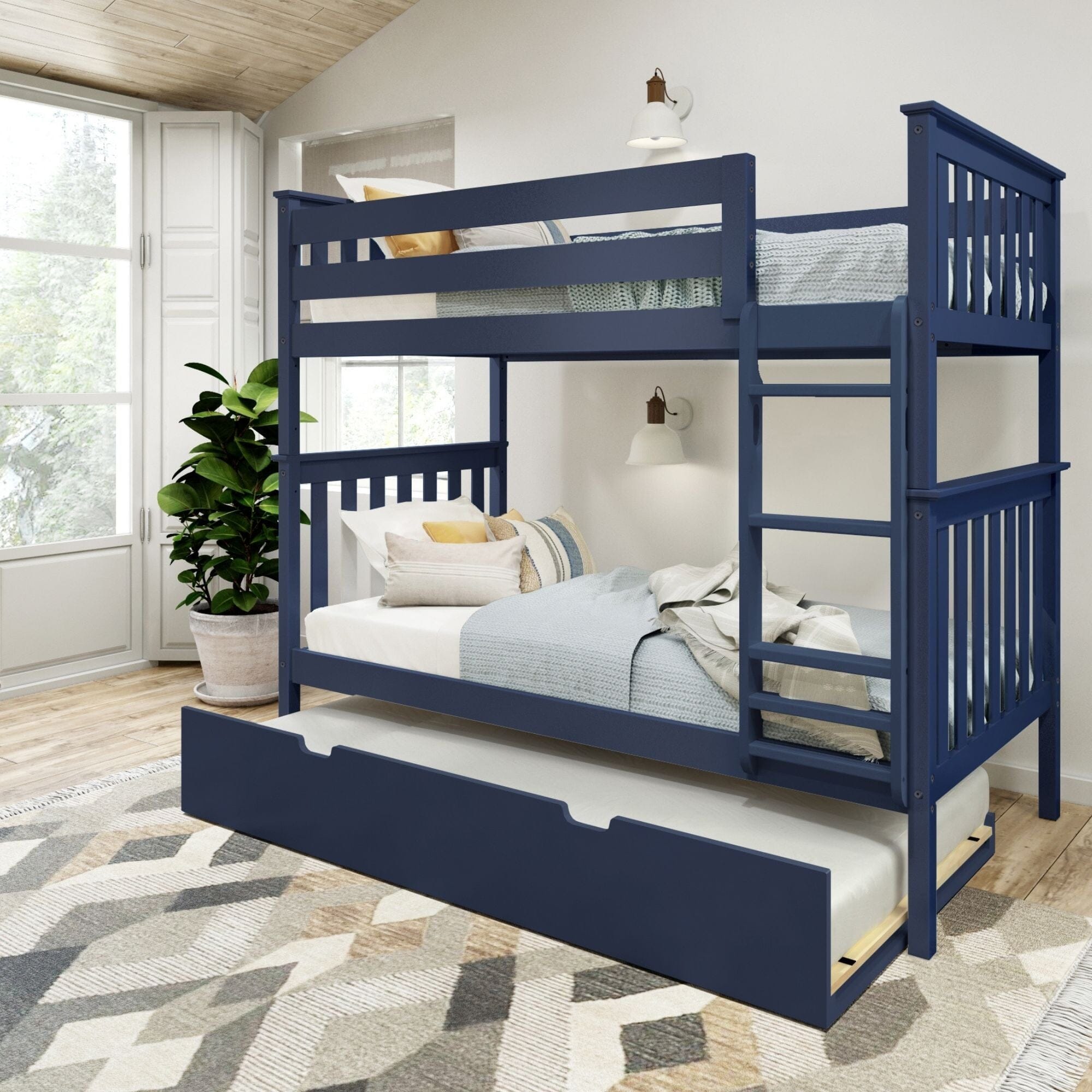 Classic Twin over Twin Bunk Bed + Trundle - Image 3