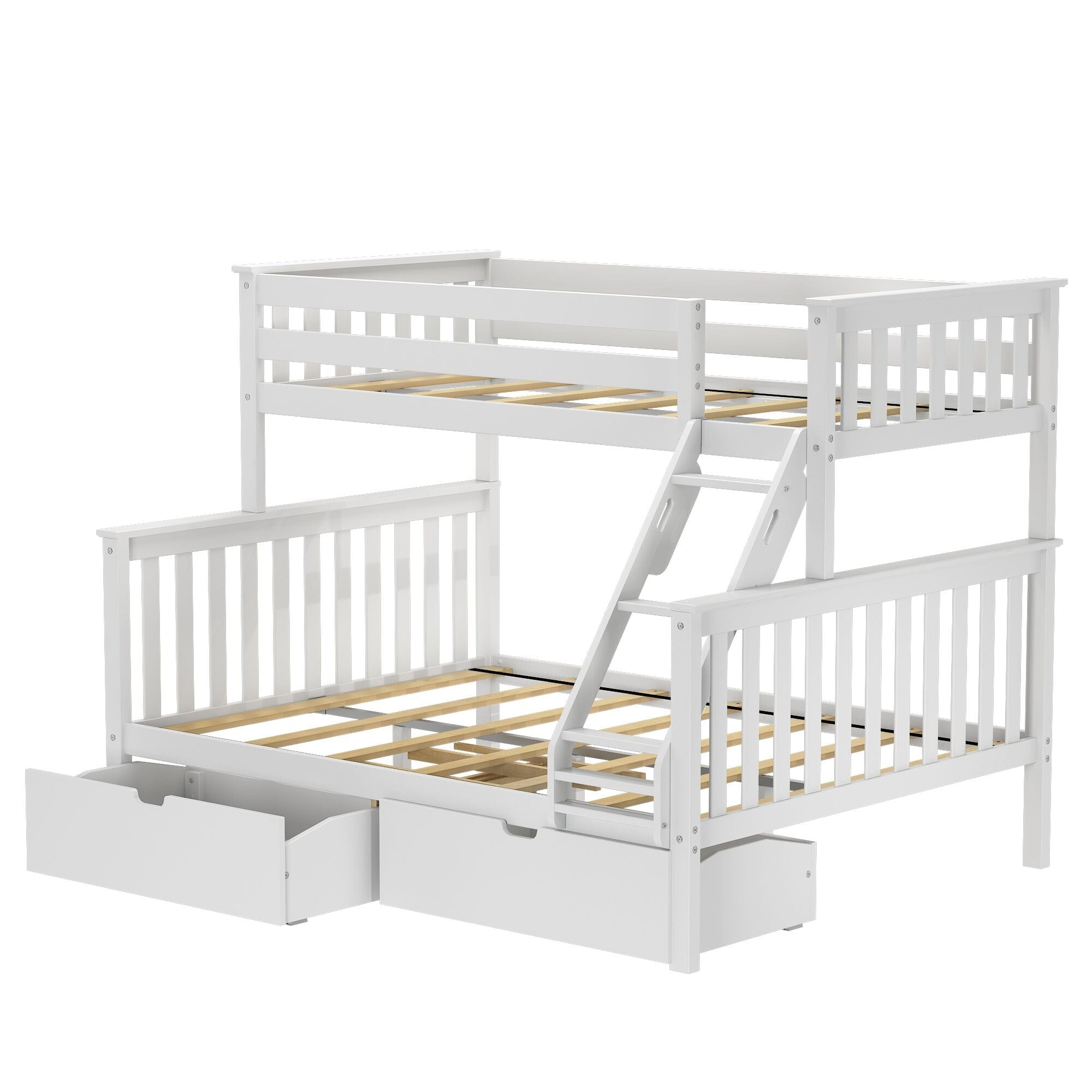 Classic Twin XL over Queen Bunk Bed + Storage Drawers - Image 3
