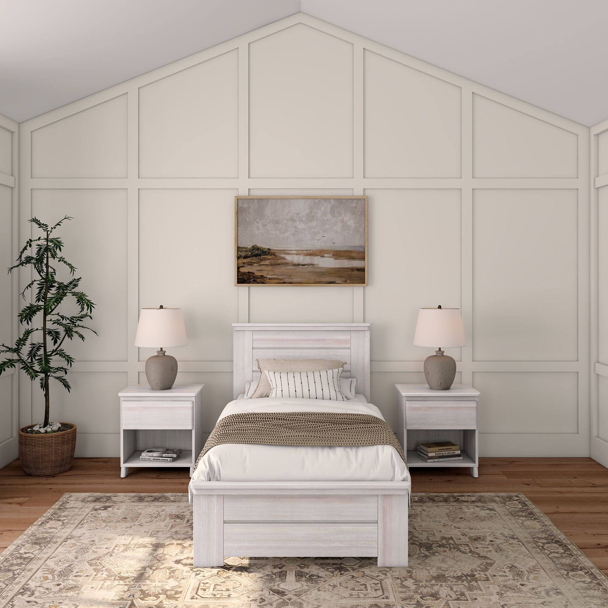Rustic Panel Bed - Twin - Image 3