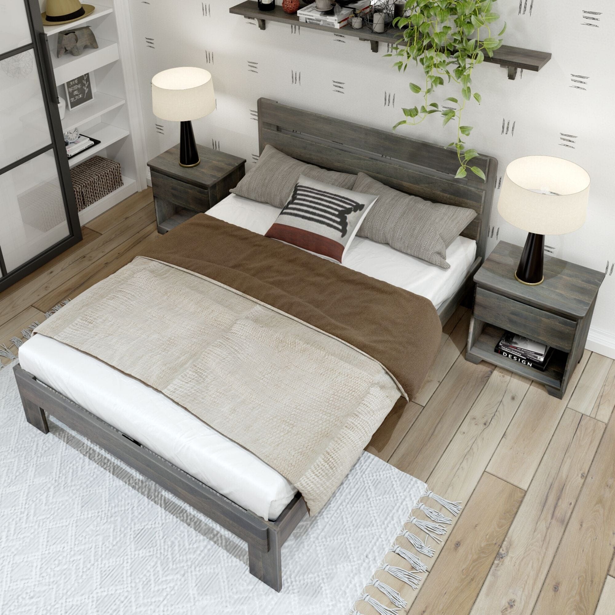 Rustic Slatted Bed - Queen - Image 11