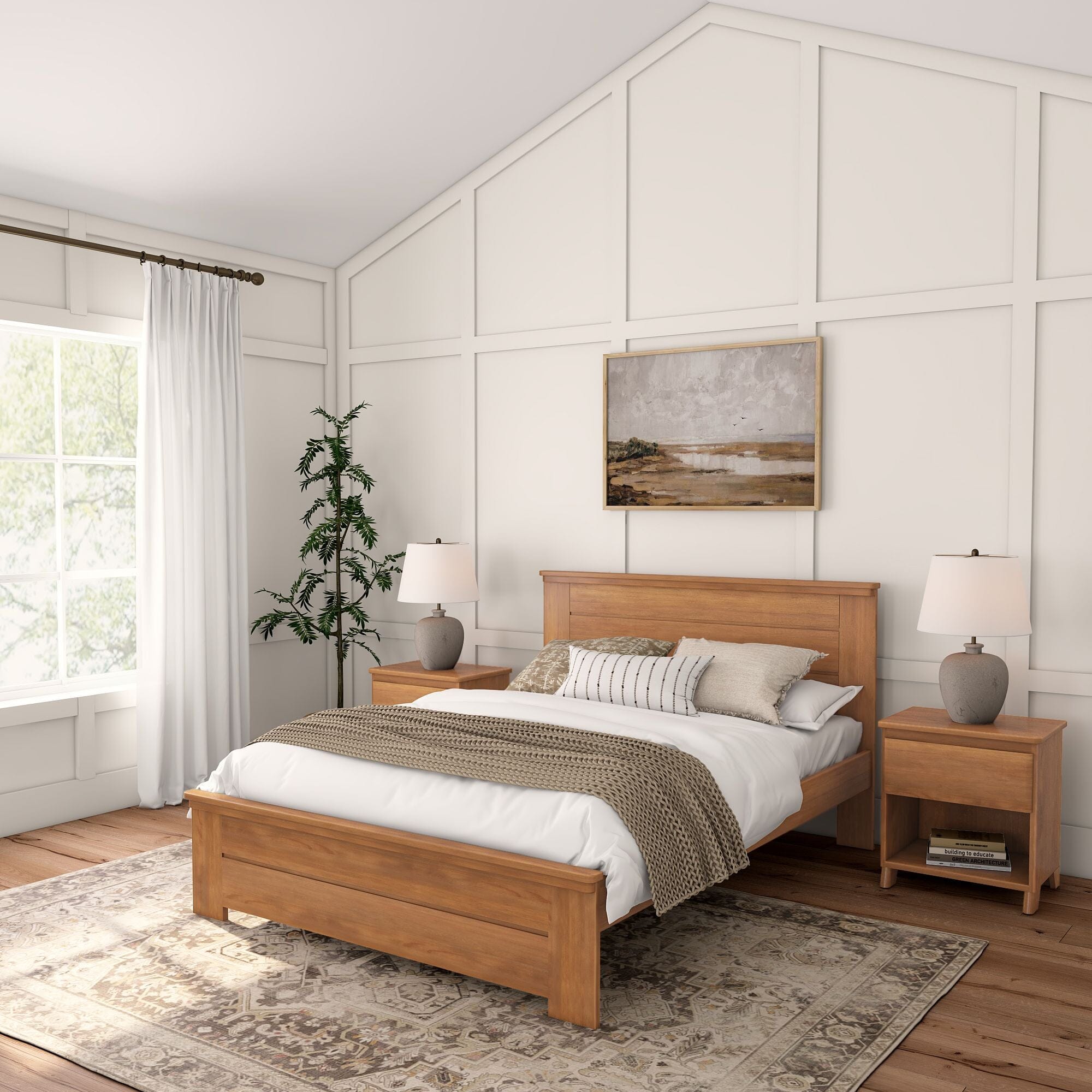 Rustic Panel Bed - Queen - Image 4