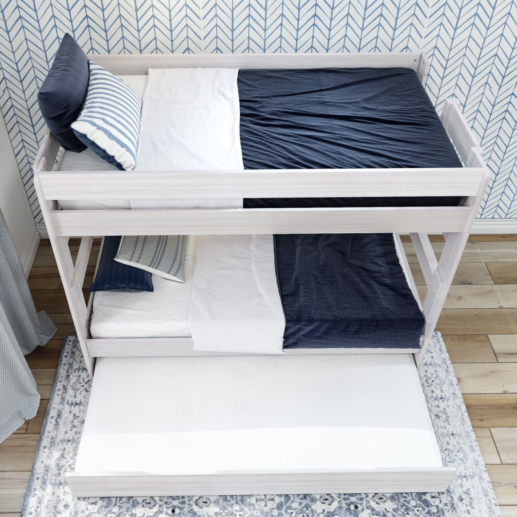 Rustic Twin over Twin Bunk Bed + Trundle - Image 9