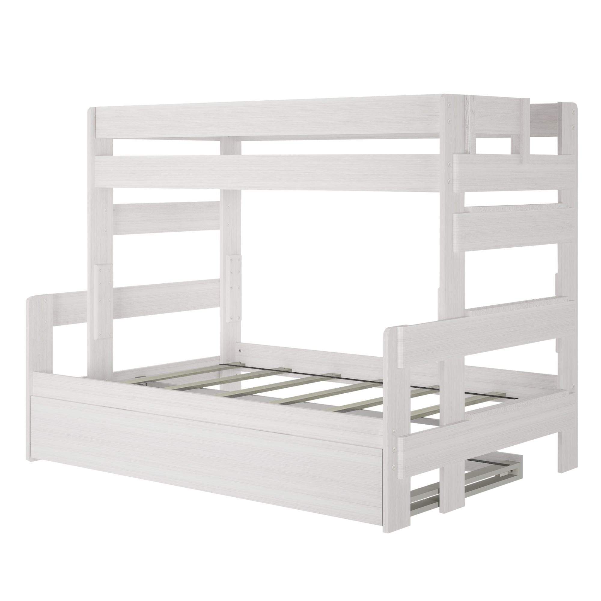 Rustic Twin over Full Bunk Bed + Trundle - Image 5